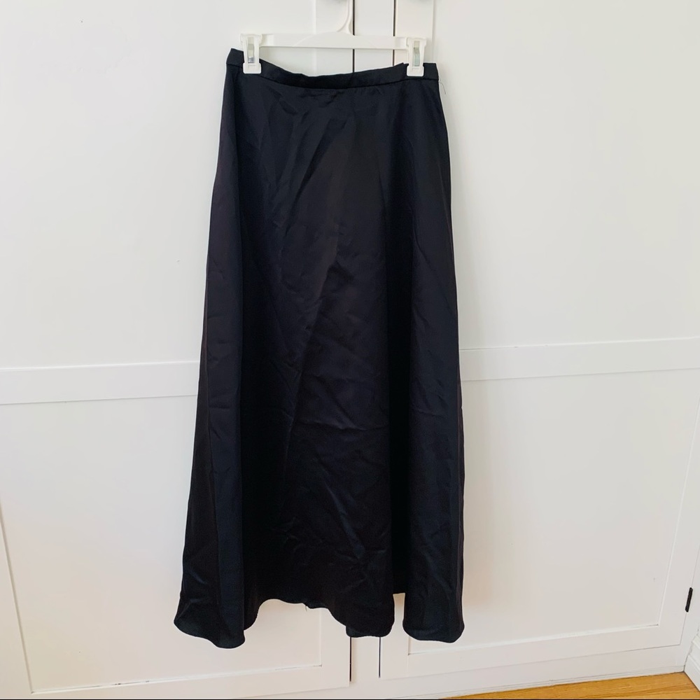 Betsy & Adam Black Midi Skirt